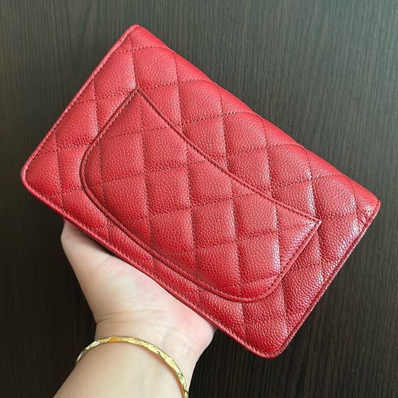 🔥🔥🔥Chanel Caviar Wallet On Chain Crossbody Bag - Picture 6 of 16